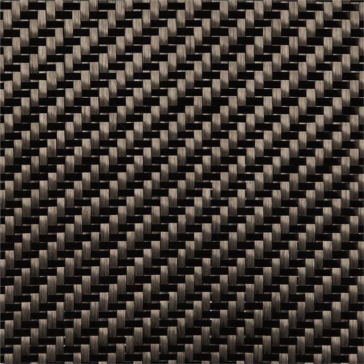Black Colour 3K  Hexagonal Carbon Fiber Fabric